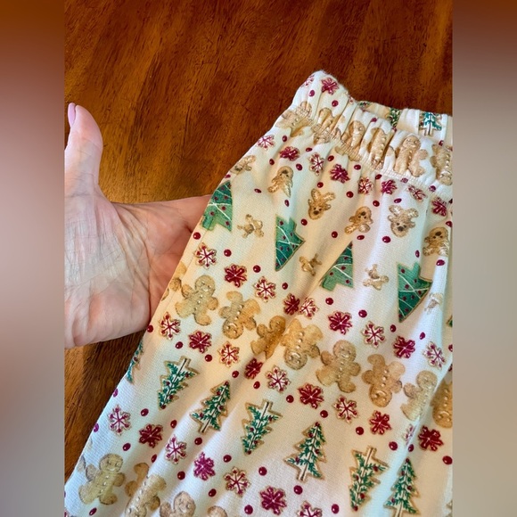 Burt’s Bees Baby Women’s XL Christmas Drawstring Elastic Waist Pajama Pants - Picture 6 of 10